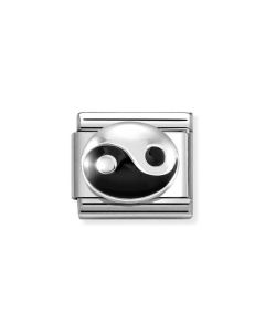 Nomination Composable Silver Yin Yang 330204/28