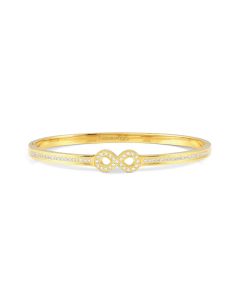 Bransoletka Nomination Italy Pretty bangles nieskończoność pozłacana z cyrkoniami 029502/067 19 cm