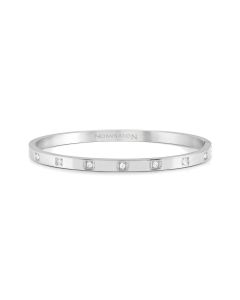 Bransoletka Nomination Italy Pretty bangles srebrna z cyrkoniami 029514/001 18 cm