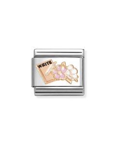 Nomination Composable Rose Gold 9K Pamiętnik z kwiatami 430202/24