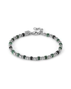 Bransoletka Nomination Italy Instinctstyle Sea malachit / lawa wulkaniczna 027931/092