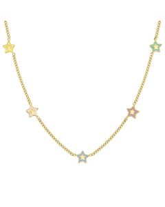 Naszyjnik Nomination Italy Fairyicons pozłacany gwiazdy 134109/023