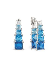 Kolczyki Nomination Italy Daytonight srebrne z niebieskimi cyrkoniami 242106/006