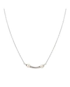 Naszyjnik Nomination Italy Fashion Era srebrny z białymi perłami 242208/010