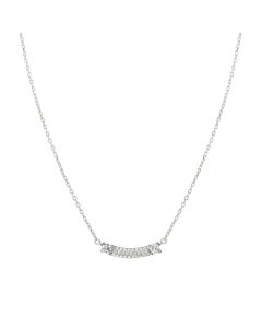 Naszyjnik Nomination Italy Fashion Era srebrny z białymi cyrkoniami 242209/010