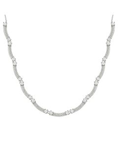 Naszyjnik Nomination Italy Fashion Era srebrny z białymi cyrkoniami 242228/010