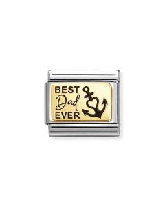 Nomination Composable Gold 18K najlepszy tata na świecie 030166/65