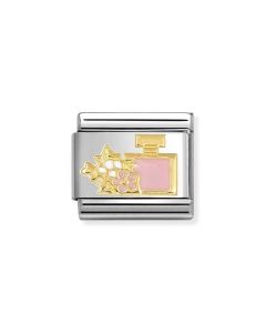 Nomination Composable Gold 18K perfuma z kwiatem 030272/93