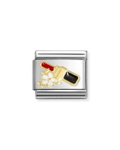 Nomination Composable Gold 18K szminka z kwiatem 030272/96