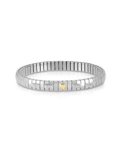 Bransoletka Nomination Italy Extension Gold 18K i Silver serce 047010/005