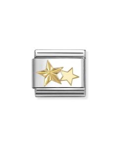 Nomination Composable Gold 18K diamentowe gwiazdki 030149/65