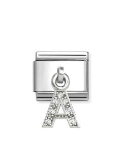 Nomination Composable Silver litera "A" 331818/01