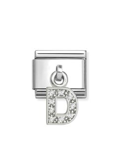Nomination Composable Silver litera "D" 331818/04