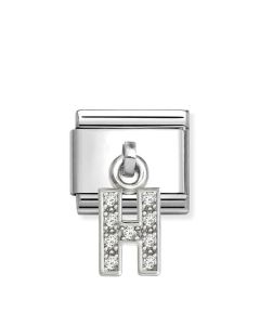 Nomination Composable Silver litera "H" 331818/08