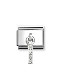 Nomination Composable Silver litera "I" 331818/09