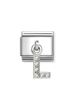 Nomination Composable Silver litera "L" 331818/12