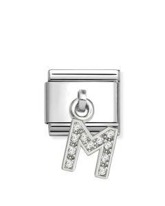 Nomination Composable Silver litera "M" 331818/13