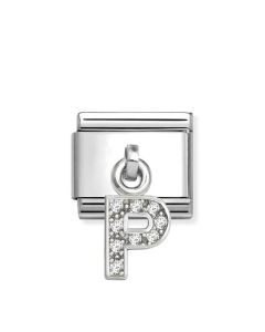 Nomination Composable Silver litera "P" 331818/16