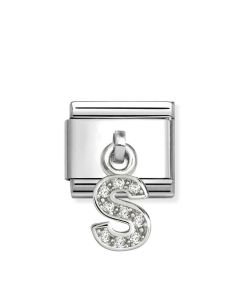 Nomination Composable Silver litera "S" 331818/19