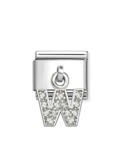 Nomination Composable Silver litera "W" 331818/23