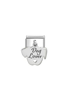 Nomination Composable Silver miłośnik psa - zawieszka pies 331811/13