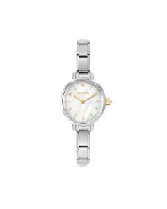 Zegarek Nomination Italy Composable Paris 076040/008 z owalną tarczą i masą perłową