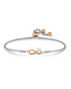 Bransoletka Nomination Italy Milleluci nieskończoność różowe złoto 028020/024