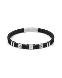Bransoletka Nomination Italy City Energy z 3 czarnymi cyrkoniami i czarnymi elementami 028821/039
