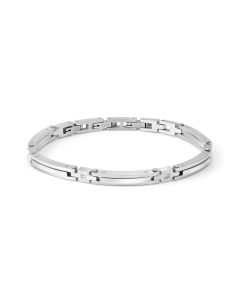 Bransoletka męska Nomination Italy Strong Diamond Geometric z białymi diamentami 028340/001