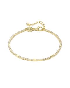 Bransoletka Nomination Italy Petit Sparkle srebrna pozłacana 242301/012