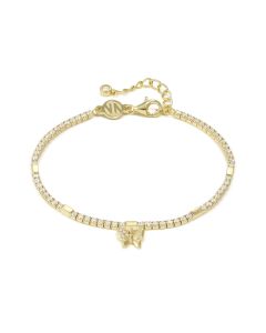Bransoletka Nomination Italy Petit Sparkle srebrna pozłacana motylek 242302/042