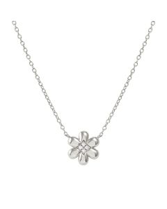 Naszyjnik Nomination Italy Petit Sparkle srebrny kwiatek 242303/010