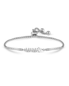 Bransoletka Nomination Italy Milleluci Family z napisem Mama w kolorze srebrnym 028025/004