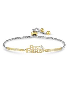 Bransoletka Nomination Italy Milleluci Family z napisem Best Friends w kolorze złotym 028027/006