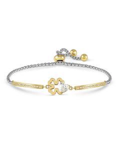 Bransoletka Nomination Italy Milleluci Refined koniczynka w kolorze złotym 028021/006