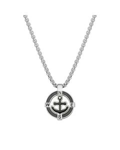 Naszyjnik Nomination Italy Manvision Stones w kolorze srebrnym kotwica 133025/012