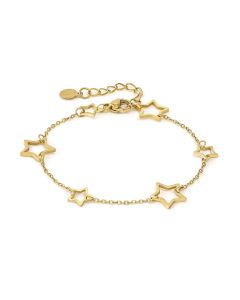 Bransoletka Nomination Italy Ritmatika gwiazdka w kolorze złotym 134400/009