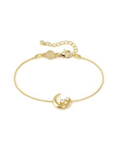 Bransoletka Nomination Italy Dreams Beats srebrna pozłacana księżyc 242601/024