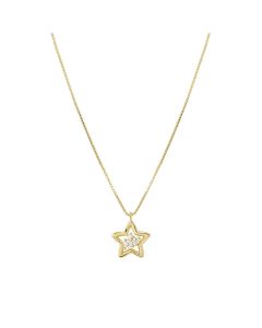 Naszyjnik Nomination Italy Dreams Beats srebrny pozłacany gwiazdka 242602/009