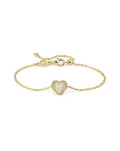 Bransoletka Nomination Italy Lifepoetry srebrna pozłacana serduszko 242701/006