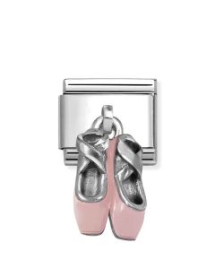 Nomination Composable Silver zawieszka baletki z różową emalią 331805/21