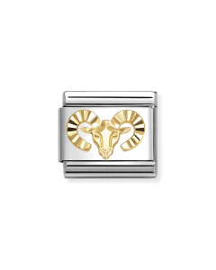 Nomination Composable Gold 18K diamentowany znak zodiaku Baran 030167/01
