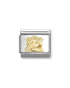 Nomination Composable Gold 18K diamentowany znak zodiaku Panna 030167/06