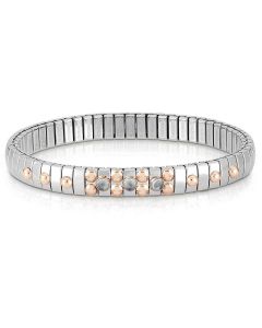 Bransoletka Extension z 9K różowym złotem i topazem 044035/025