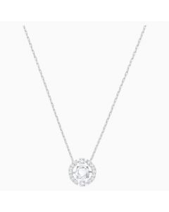 Swarovski naszyjnik Sparkling srebrny 5286137