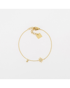 Bransoletka Zag Bijoux w kolorze złotym SBS18297-01WHT