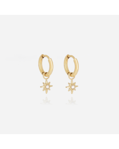 Kolczyki Zag Bijoux w kolorze złotym SEC9809-01WHT