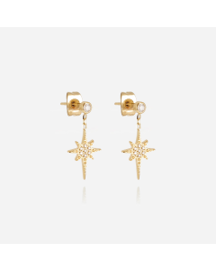 Kolczyki Zag Bijoux w kolorze złotym  SEM26793-01WHT