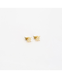 Kolczyki Zag Bijoux w kolorze złotym  SEP18288-01WHT