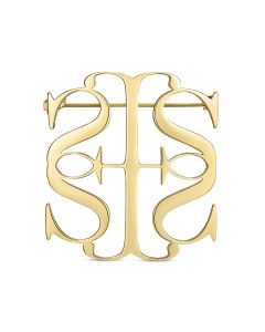 Broszka w kolorze złotym Sif Jakobs  SJ-BROOCH10G